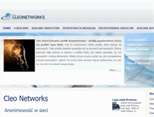 Tablet Screenshot of cleonetworks.pl